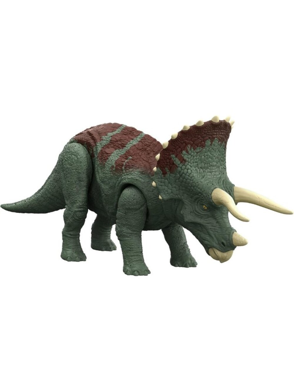 Jurassic World Triceratops Action Figure with Roaring Sound & Attack Action Toy